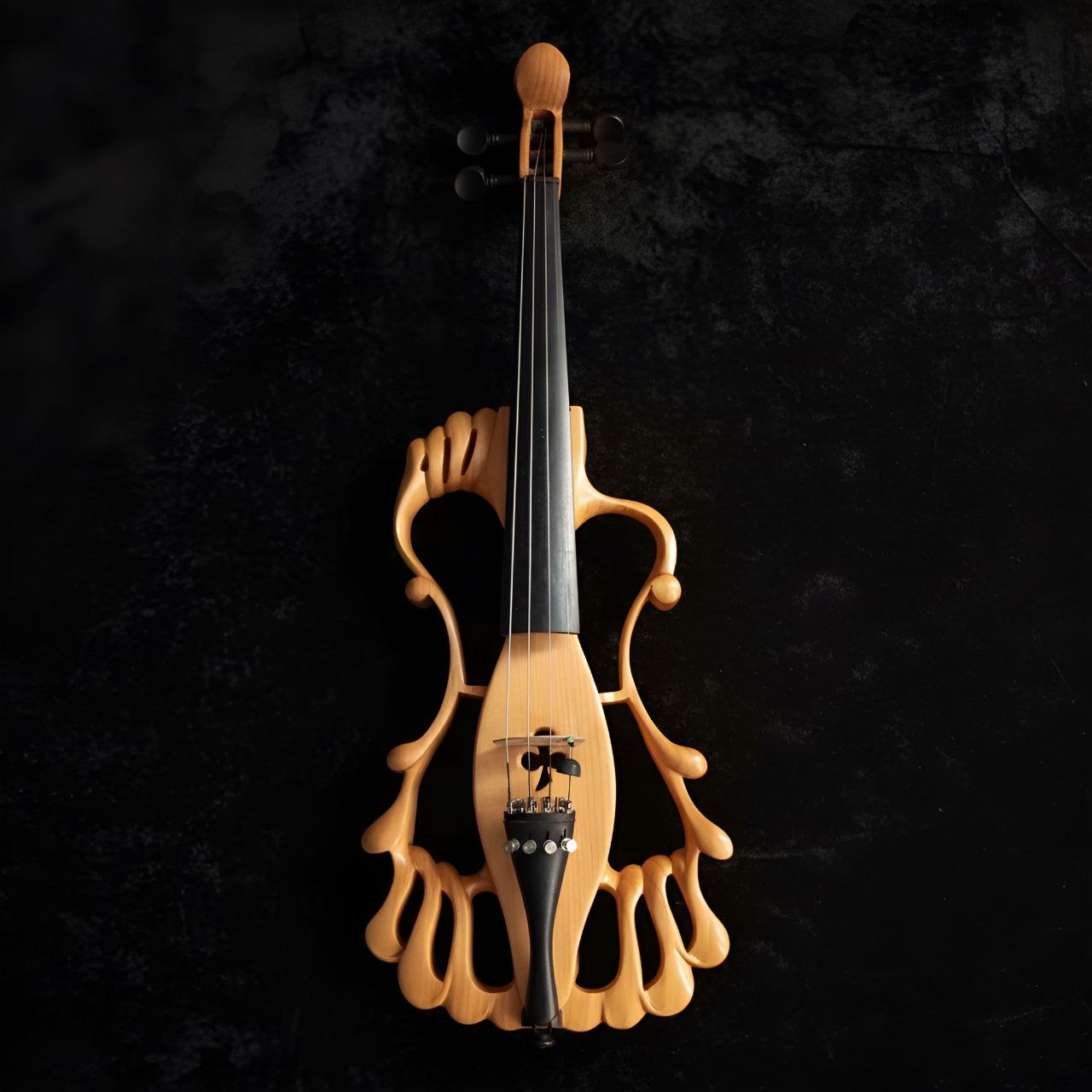 Forest Spirit — Light maple · root-like ribs. Roots and branches frozen in the moment of growth.